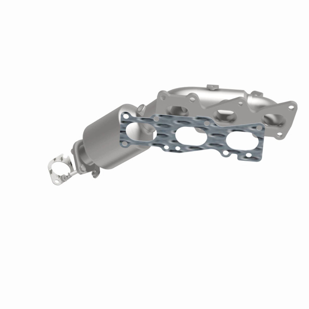 MagnaFlow direct-fit catalytic converter fits 2011-2014 Hyundai Genesis and 2016 Kia K900, this and 2011-2014 Genesis 3.8L stainless steel CARB compliant 52784