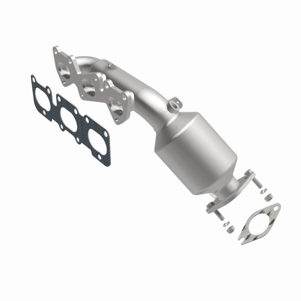 MagnaFlow direct-fit catalytic converter fits 2011-2014 Hyundai Genesis and 2016-2017 Kia K900, this and 2011-2014 Genesis 3.8L stainless steel CARB compliant OBDII 52785