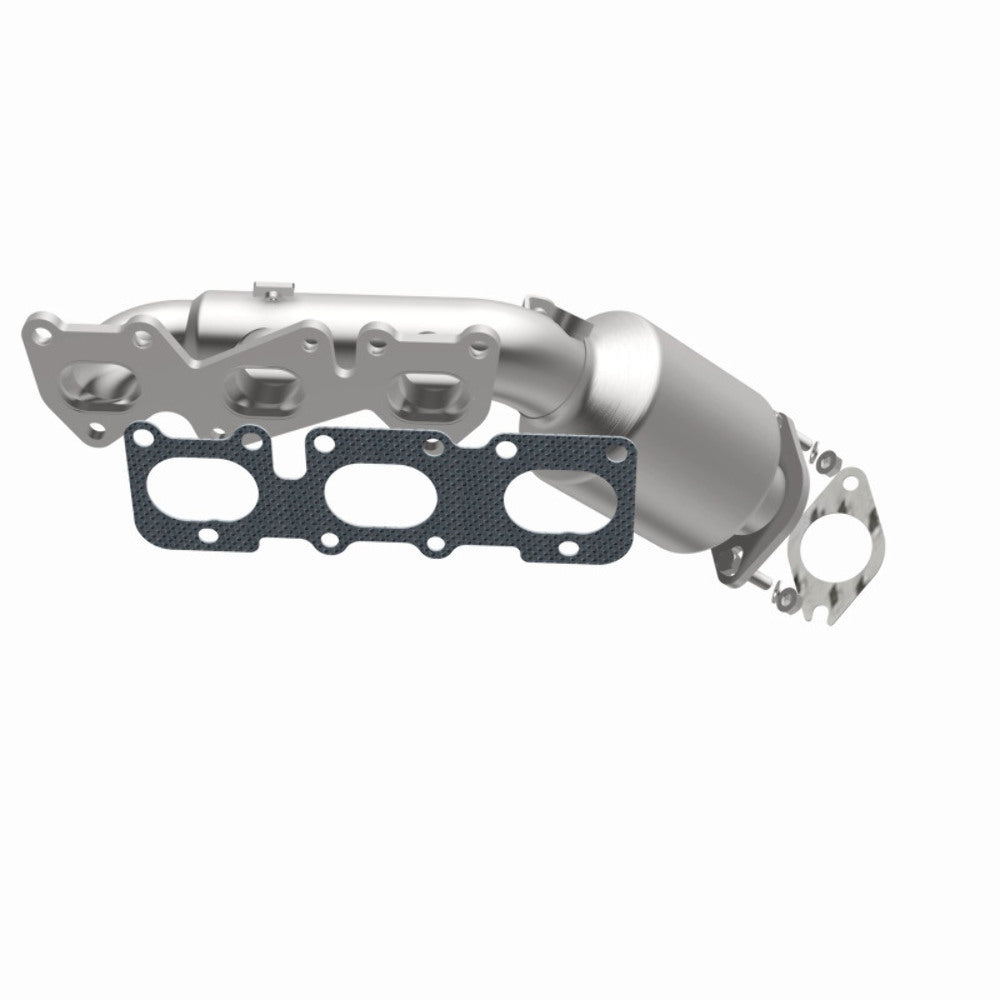 MagnaFlow direct-fit catalytic converter fits 2011-2014 Hyundai Genesis and 2016-2017 Kia K900, this and 2011-2014 Genesis 3.8L stainless steel CARB compliant OBDII 52785
