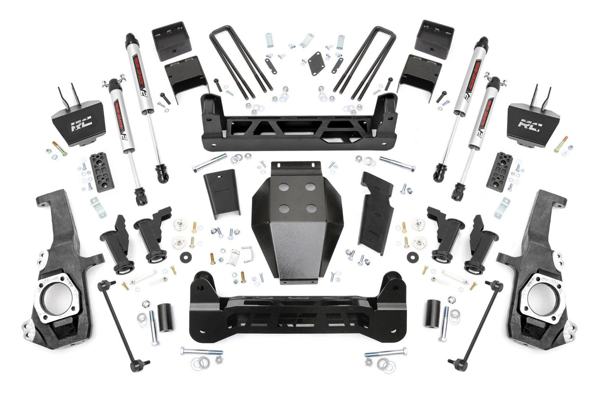 Rough Country 5 Inch Lift Kit - Torsion Drop - V2 - Chevy/GMC 2500HD/3500HD (20-25) - 11070