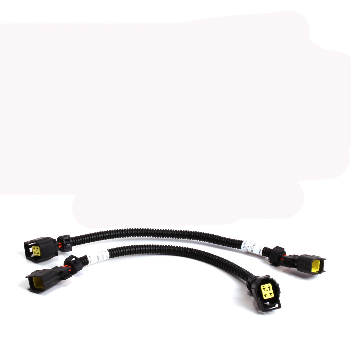 Fits 2005-24 Dodge Front O2 Sensor Extensions 4 Pin Square Style-12" (Pair)-1118