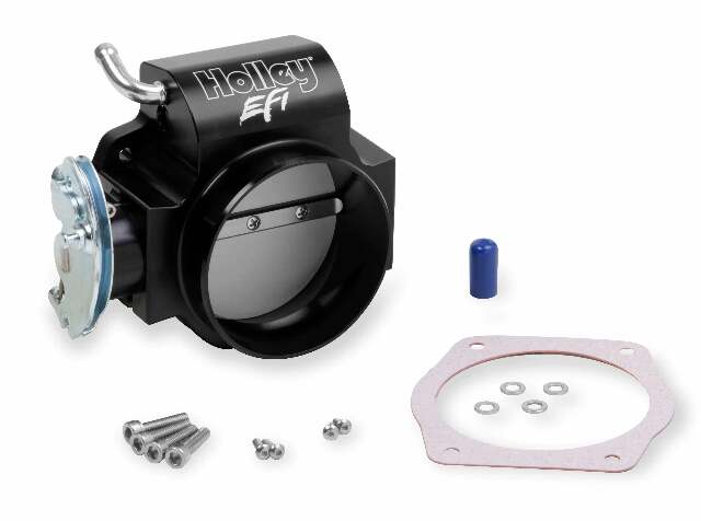 Holley EFI BILLET 90mm LS Throttle Body w/low RPM Taper - 112-589