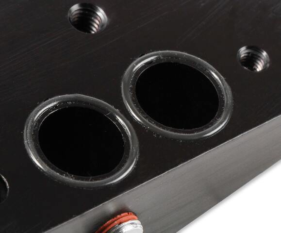 LT Side Mount Oil Cooler Adapter - 1126ERL AN fitting