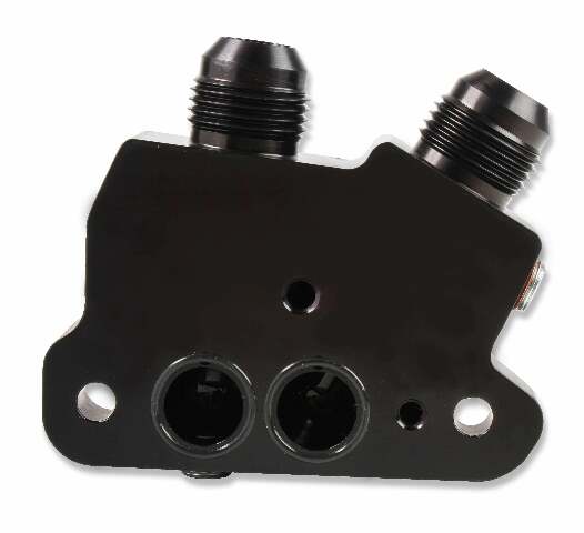 LT Side Mount Oil Cooler Adapter - 1126ERL AN fitting
