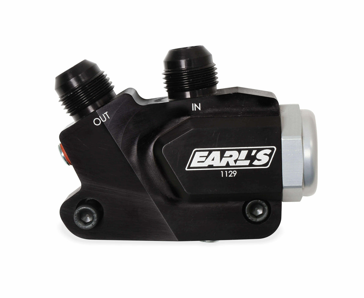 Earls LT Side Mount Oil Cooler Adapter - 1129ERL