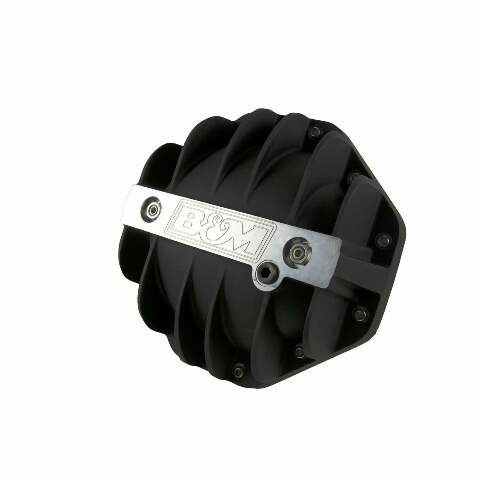 Hi-Tek Aluminum Differential Cover for Chrysler 9.25-inch - Black aluminum black anodized