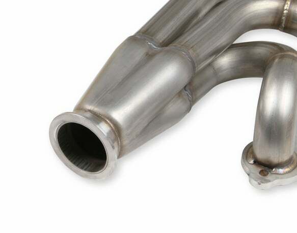 Flowtech Small Block Chevy Turbo Headers - Natural Finish - 11572FLT