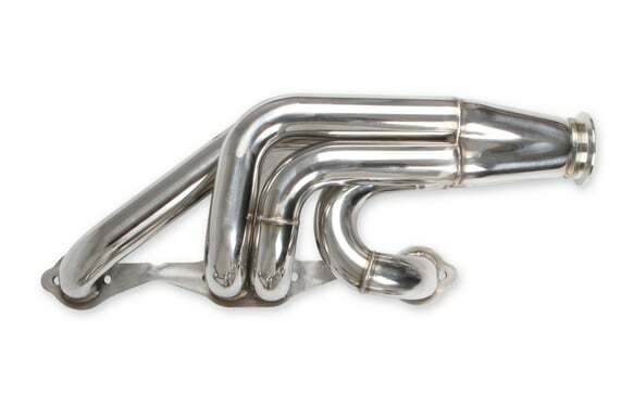 Small Block Chevy Turbo Headers - Polished Finish - 11573FLT performance headers
