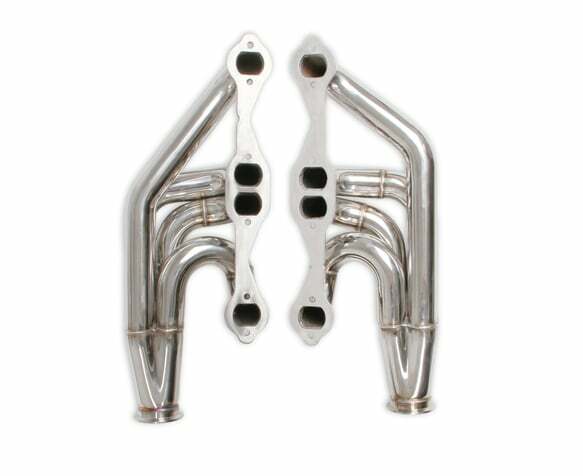 Small Block Chevy Turbo Headers - Polished Finish - 11573FLT performance headers