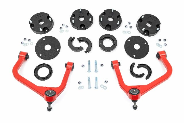 Fits GMC Yukon 4WD (2021-2024) 2.5 Inch Lift Kit; Magneride; 11800RED