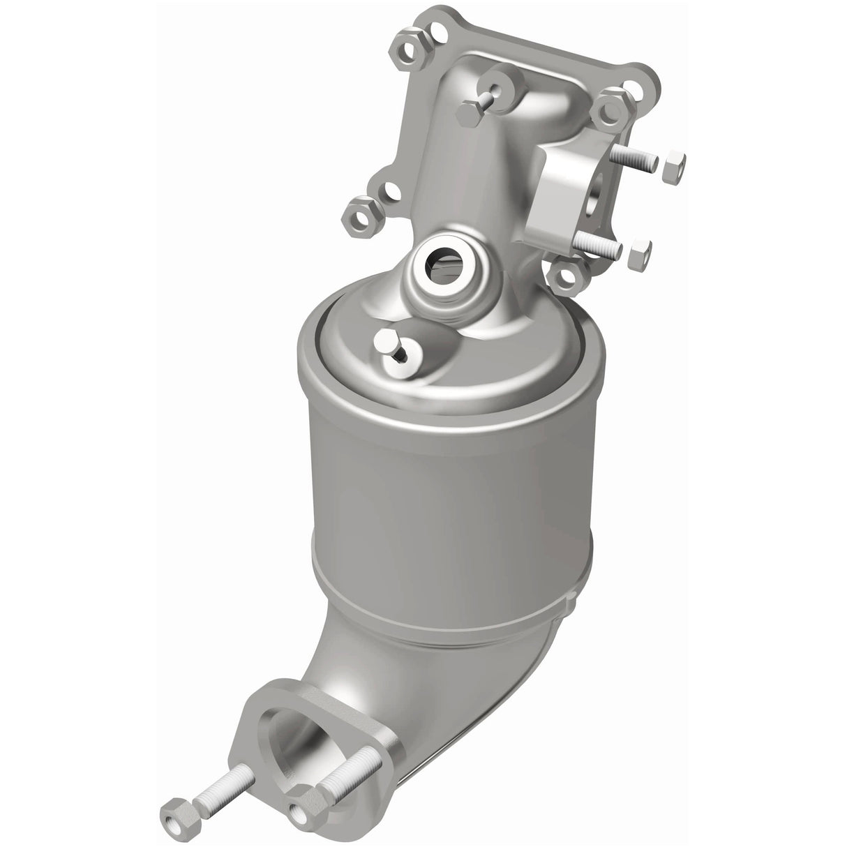 Catalytic Converter with Integrated Exhaust Manifold for OEM Grade Federal / EPA Compliant Direct-Fit Manifold Catalytic