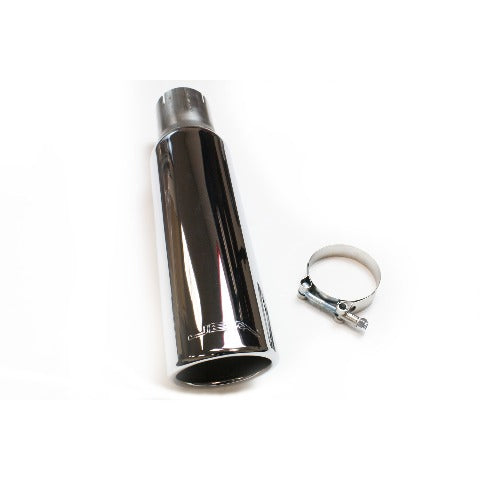 JBA Exhaust Tip 2.5inx3.5inx15in Chrome Stainless Polished - 12-08215