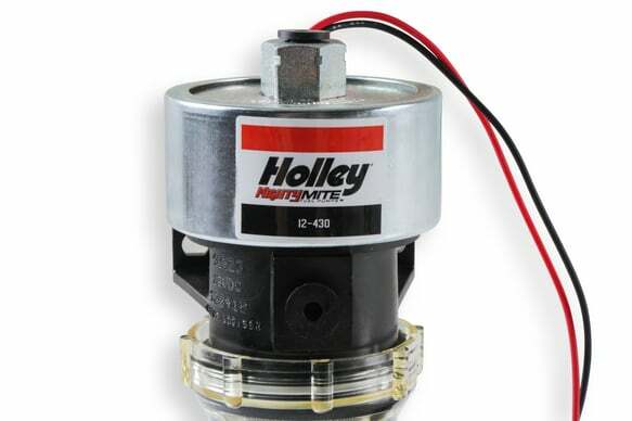 Holley 33 Gph Mighty Mite Electric Fuel Pump, 9-11.5 Psi 12-430