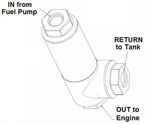 Holley fuel pressure regulator npt-12-875