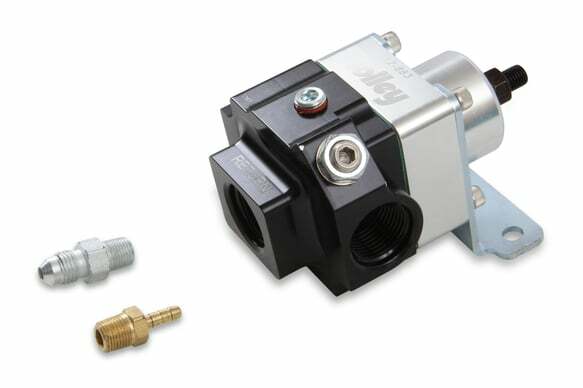 Holley fuel pressure regulator regulator-10an-adjustable-from-4-9-psi-12-884