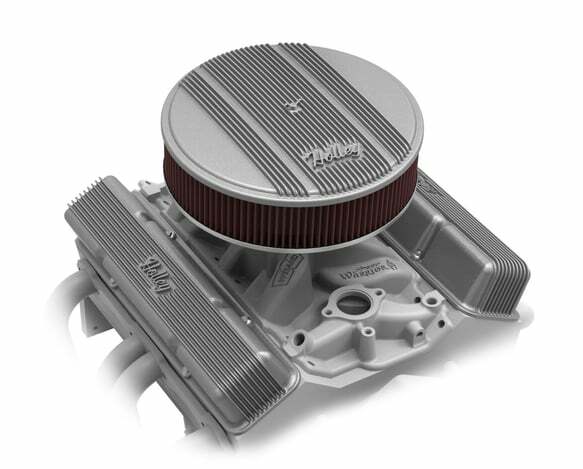 Holley 14 Round Finned Air Cleaner - 120-160