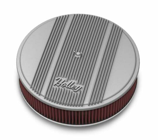 Holley 14 Round Finned Air Cleaner - 120-160