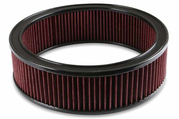 Holley Vintage Series GM Licensed Air Cleaner - Satin Black Machined - 120-173