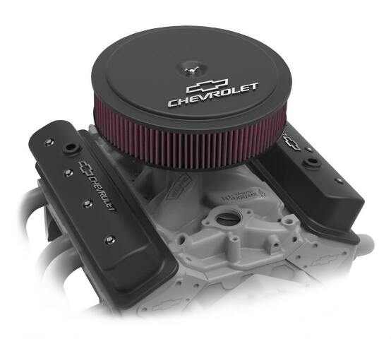 Holley GM Muscle Series Air Cleaner - Satin Black Machined - 120-220