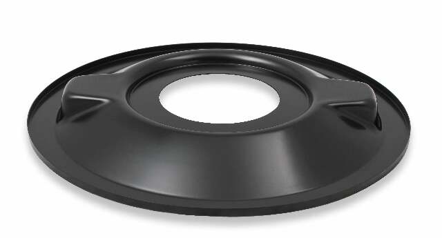 Holley 4150 Drop Base Air Cleaner Black w/3 Red Washable Gauze Filter - 120-4230
