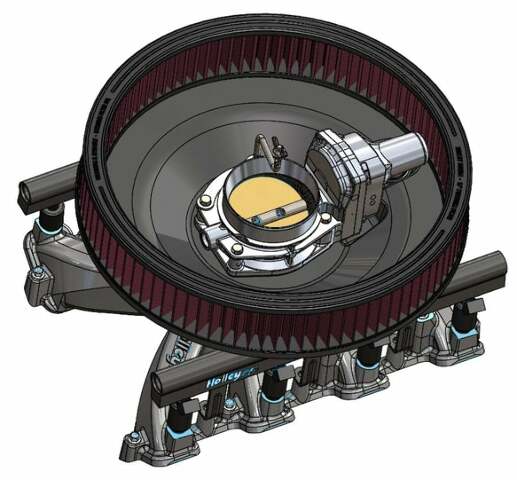 Holley Fits LS3-Style DBW Throttle Body - Cotton Gauze Element 120-500