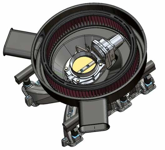 Holley Fits LS3-Style DBW Throttle Body - Cotton Gauze Element 120-520