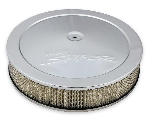 Holley EFI Sniper Air Cleaner Assembly, 14 x 4 - Chrome Finish - 120-540