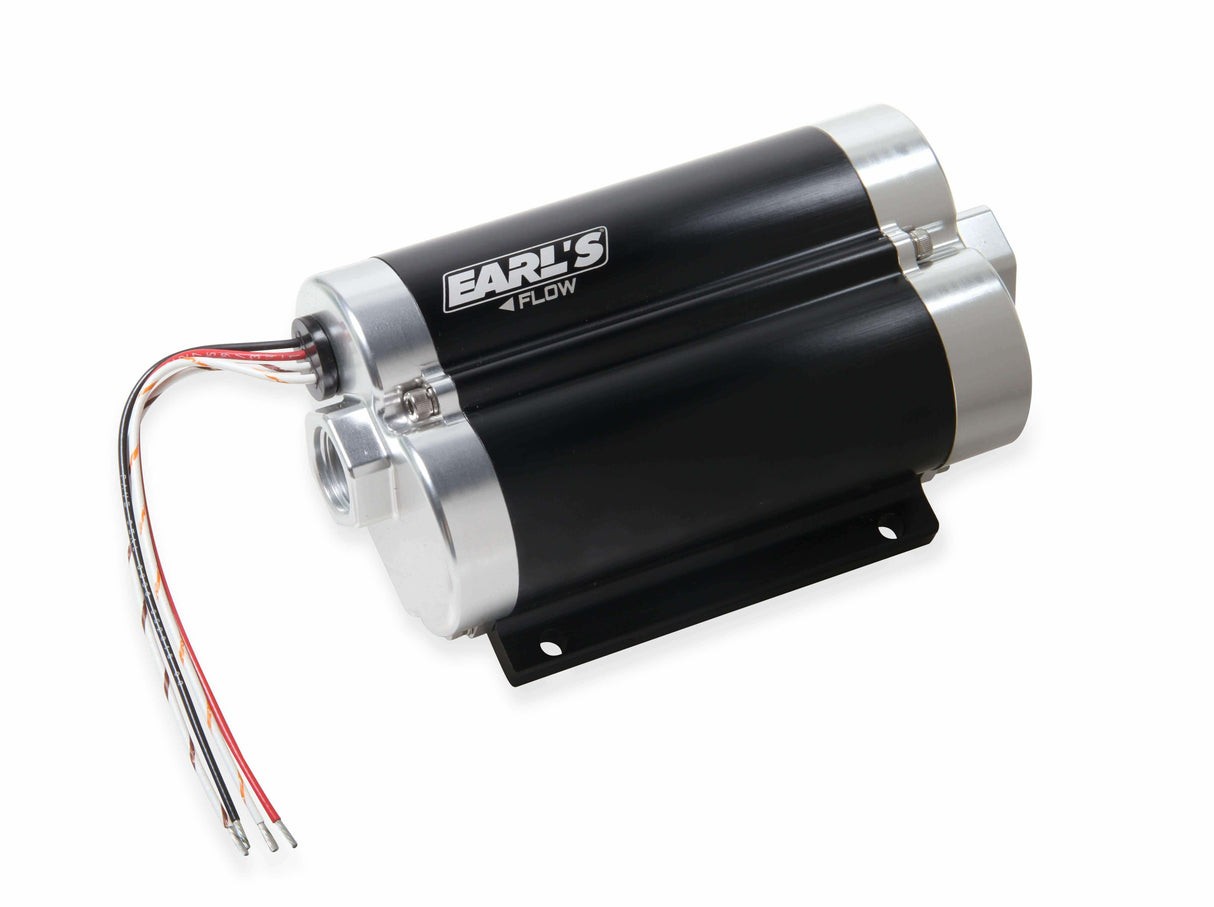 130 GPH Dual In-Line Billet Fuel Pump - 1201200ERL black aluminum