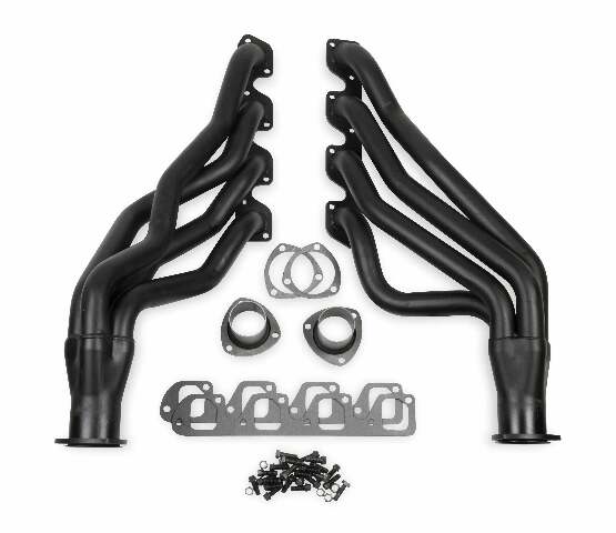 Long Tube Header for 1970-1973 Ford Mustang 351C-4V Black Paint 12118FLT performance headers