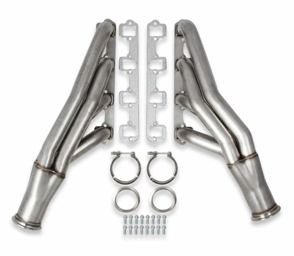 Small Block Ford Turbo Headers - Natural 304 Stainless Steel -12167FLT performance headers Mustang polished