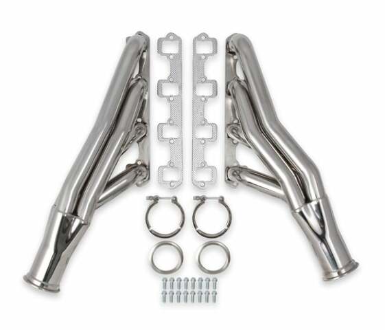 Small Block Ford Turbo Headers - Polished 304 Stainless Steel 12168FLT performance headers