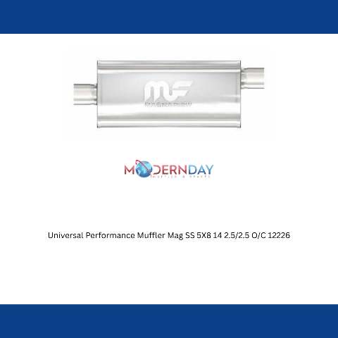 MagnaFlow performance muffler 2.5 inch inlet/outlet stainless steel 12226