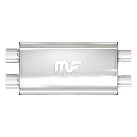 1996-1998 GM C/K Pickup 2.5 Inlet/Outlet Satin SS Muffler 12568 Magnaflow