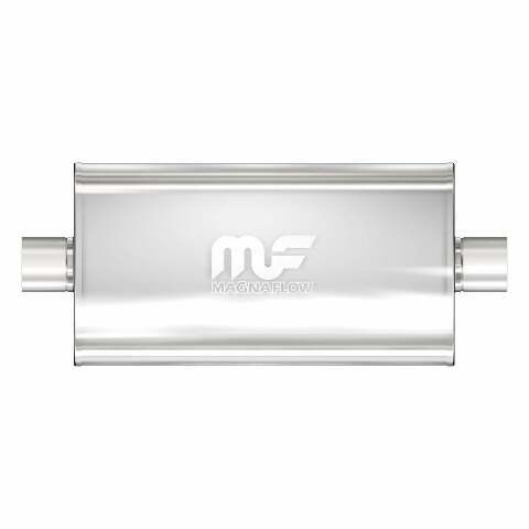 MagnaFlow performance muffler 2.5 inch inlet/outlet stainless steel 12576