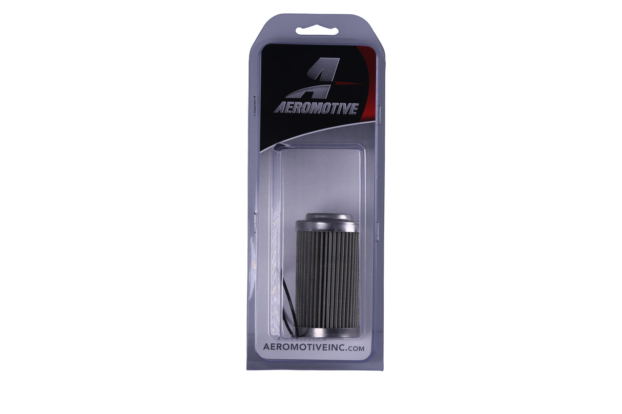 Fuel Filter Element High Flow Fuel System Universal Fit Aeromotive 12604-BGPL
