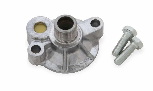Mr. Gasket oil filter adapter kit Chevy aluminum 1272