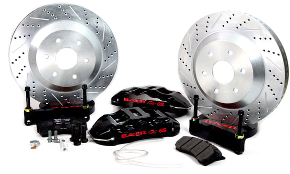 2003-2006 Expedition Extreme Brake System Front 4261060B stainless steel drilled