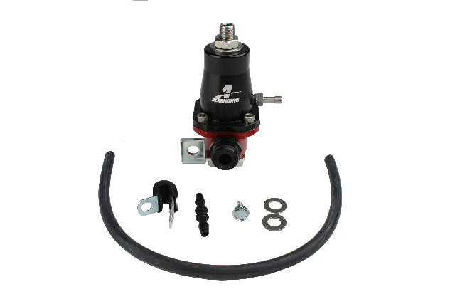 Fuel Pressure Regulator Adjustable Fuel Pressure Universal Fit Aeromotive 13106-BGPL