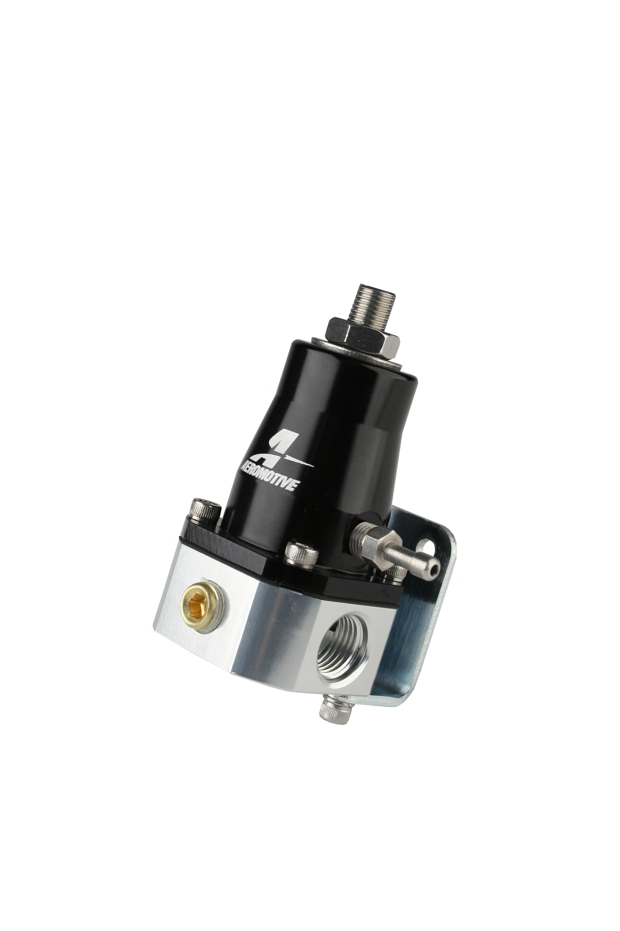 Fuel Pressure Regulator Adjustable Fuel Pressure Universal Fit Aeromotive 13130-BGPL