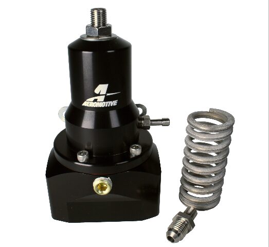 Fuel Pressure Regulator Adjustable Fuel Pressure Universal Fit Aeromotive 13137-BGPL