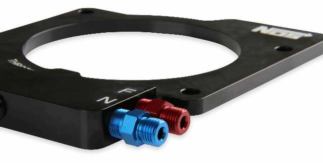 NOS LS3 nitrous plate only kit fits 10-15 camaro black clear wet EFI 13436NOS