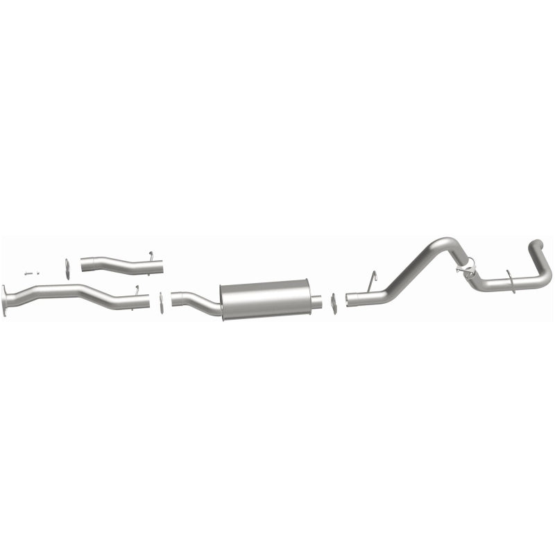 Fits 1994-1995 Chevy C1500 Suburban Direct-Fit Replacement Exhaust 106-0740 steel