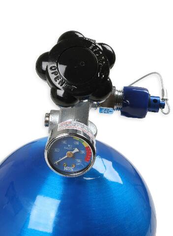NOS nitrous bottle - 14745-TPINOS 10 lb blue