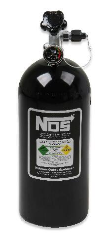 NOS nitrous oxide bottle 14745B-TPINOS 10 lb black 2493