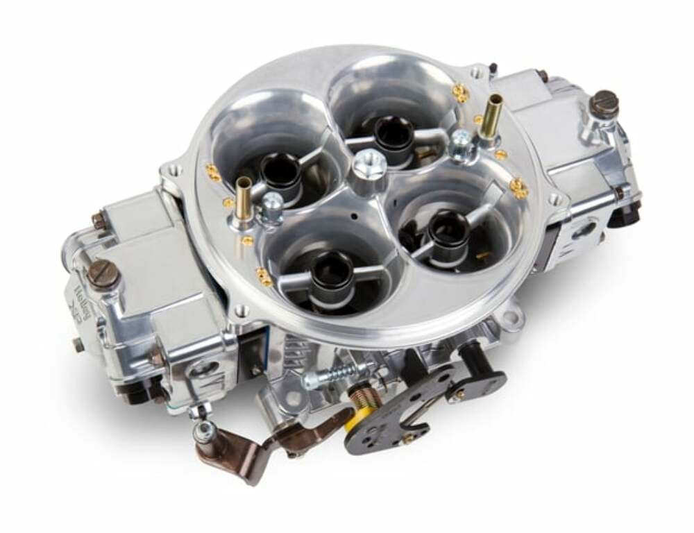 Holley 1475 CFM - 4500 - Mechanical Secondaries - Shiny - Gasoline 0-80910BK 1475 CFM black polished stainless steel