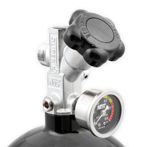NOS nitrous bottle - 14750BNOS 15 lb black 2493
