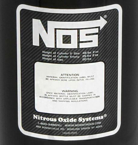 NOS Nitrous Bottle - 14760BNOS