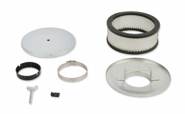 Mr. Gasket air cleaner chrome steel 1490