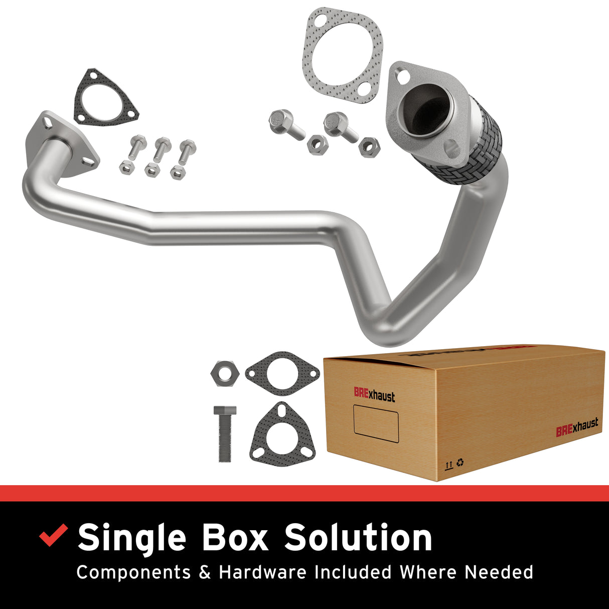 1996-1997 Chevy S10 Direct-Fit Front Pipe Kit 107-0160 steel