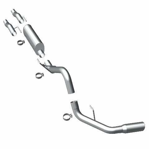 MagnaFlow cat-back exhaust system for 2011-2014 Ford F-150 stainless steel polished 15000